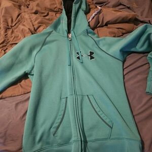 Under Armour Aqua Full-Zip Hoodie Size 14